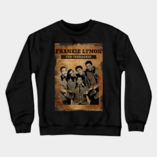 Vintage Old Papar 80s Style Frankie Lymon and The Teenagers Crewneck Sweatshirt